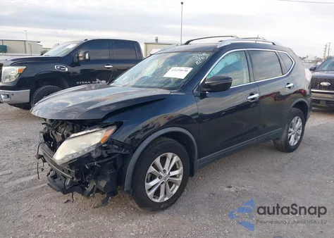 2016 Nissan Rogue Sv z USA, uszkodzony, nr VIN KNMAT2MV2GP642637